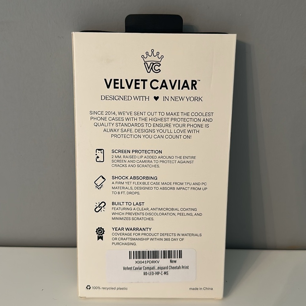 Velvet Caviar Red Hot Leopard iPhone 14 Pro Case - Picture 3 of 5